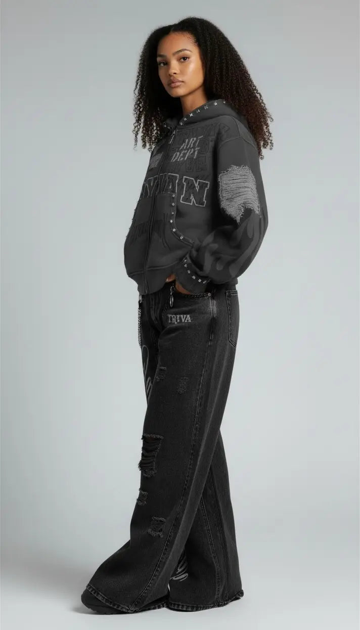 SET Hoodie + Jeans TRYVAN